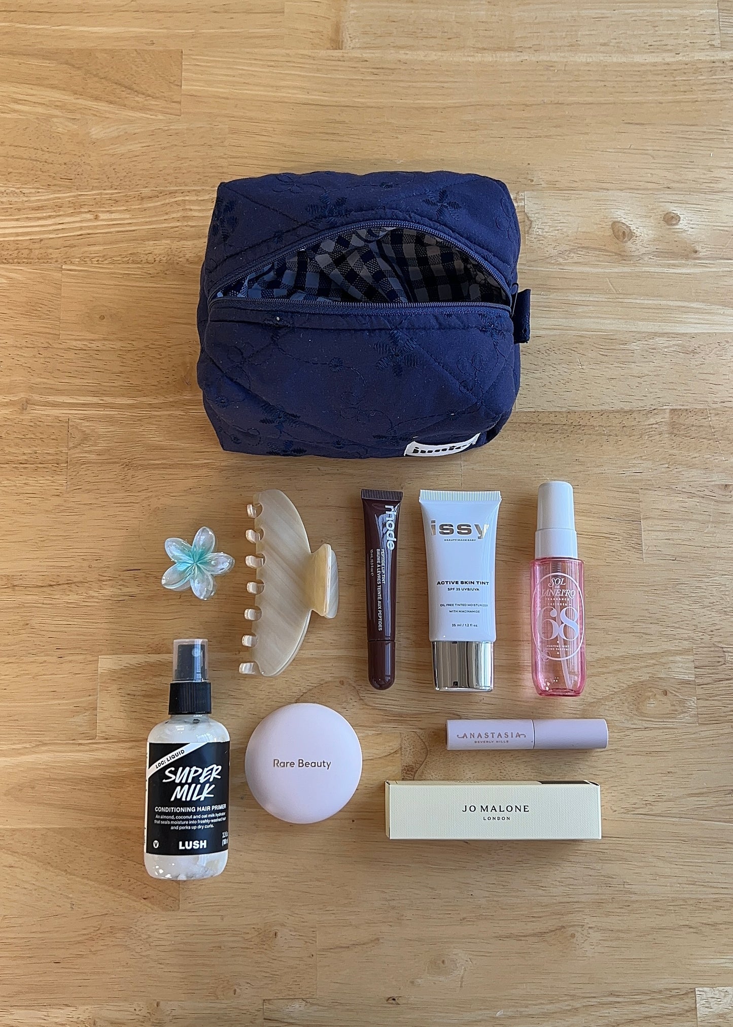 Beauty Bag in Sapphire