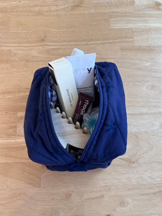 Beauty Bag in Sapphire